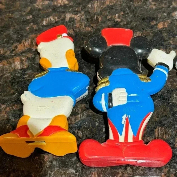 Vintage Mickey Mouse Whistle Kazoos Whistles Stand Up Figures Disney - Picture 5 of 10